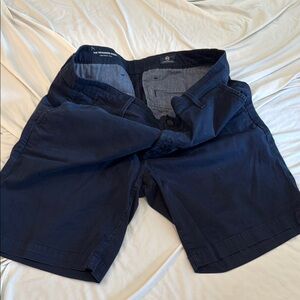 Bonobos Blue Flat Front Shorts